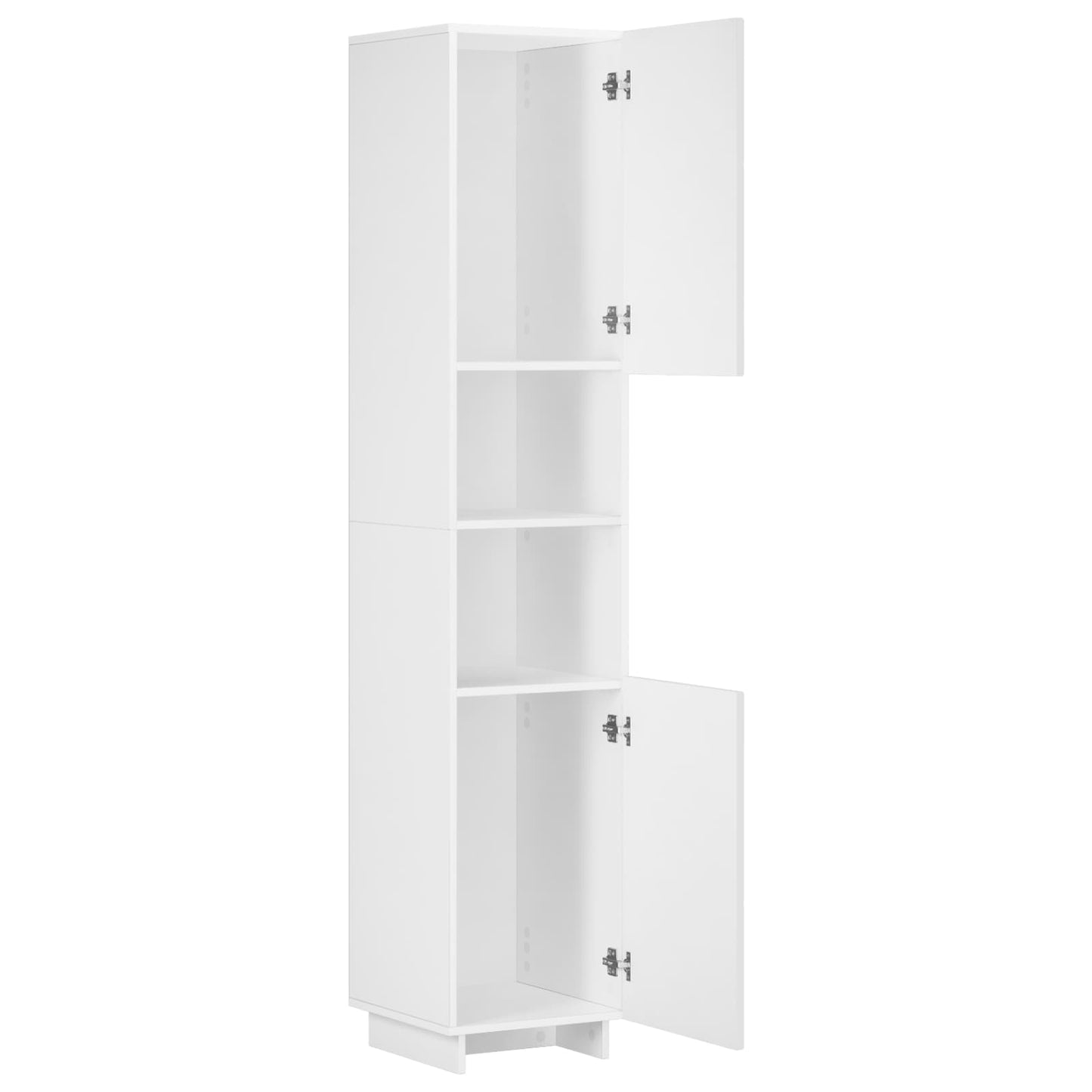 vidaXL Ντουλάπι μπάνιου Γυαλιστερό Λευκό 36,5 x 38 x 180 εκ.