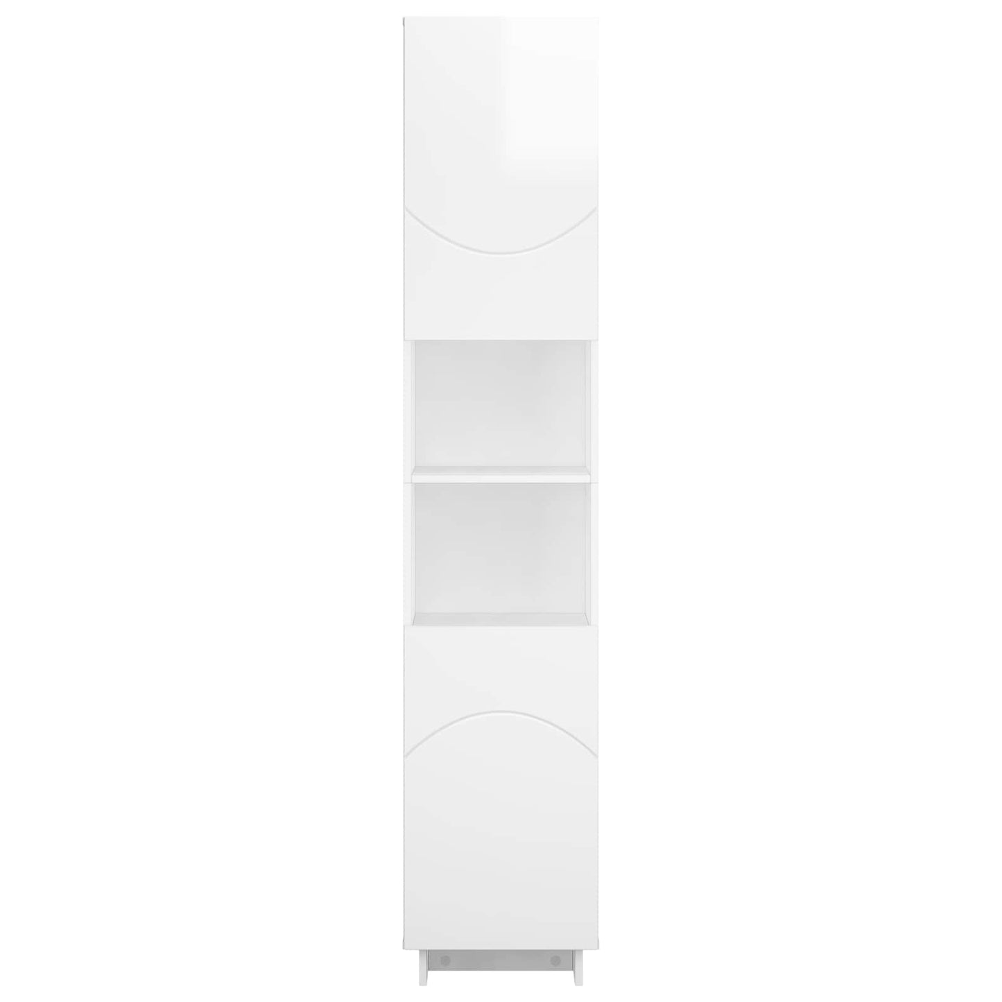 vidaXL Ντουλάπι μπάνιου Γυαλιστερό Λευκό 36,5 x 38 x 180 εκ.