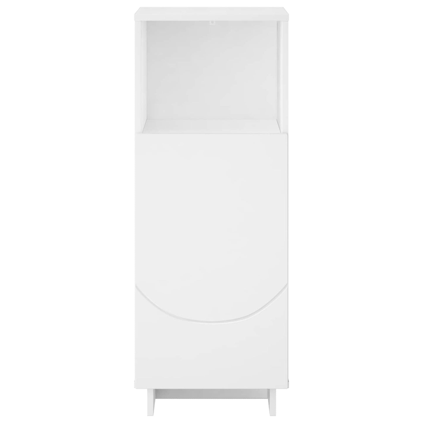 vidaXL Ντουλάπι μπάνιου Λευκό 36,5 x 38 x 95 cm Επεξεργασμένο Ξύλο
