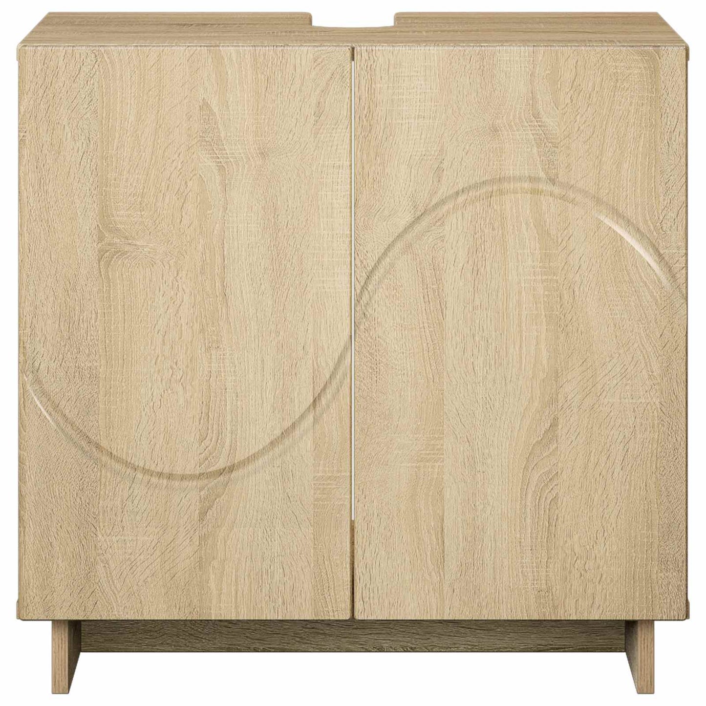 vidaXL Έπιπλο μπάνιου Sonoma Δρυς 60 x 41 x 58 cm Επεξεργασμένο Ξύλο