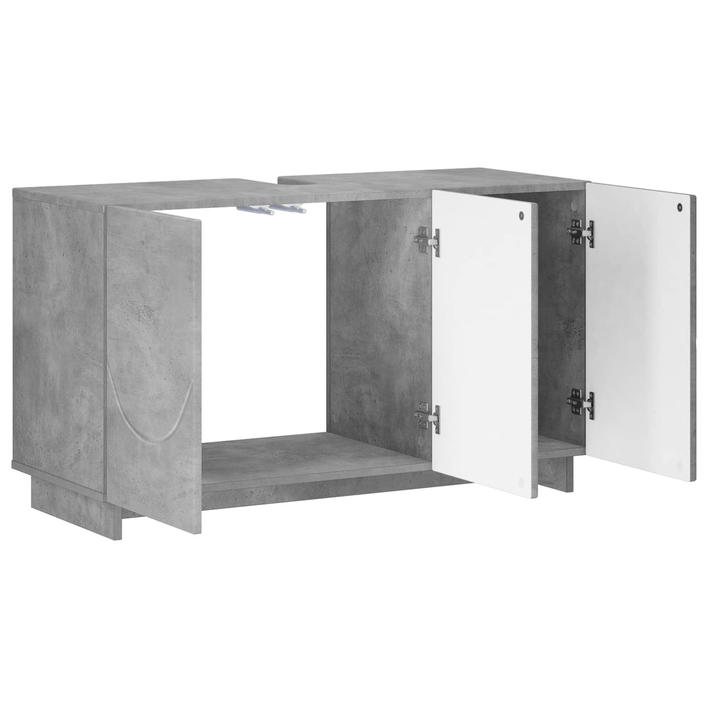 vidaXL Έπιπλο μπάνιου Γκρι Σκυροδέματος 101 x 41 x 58 cm