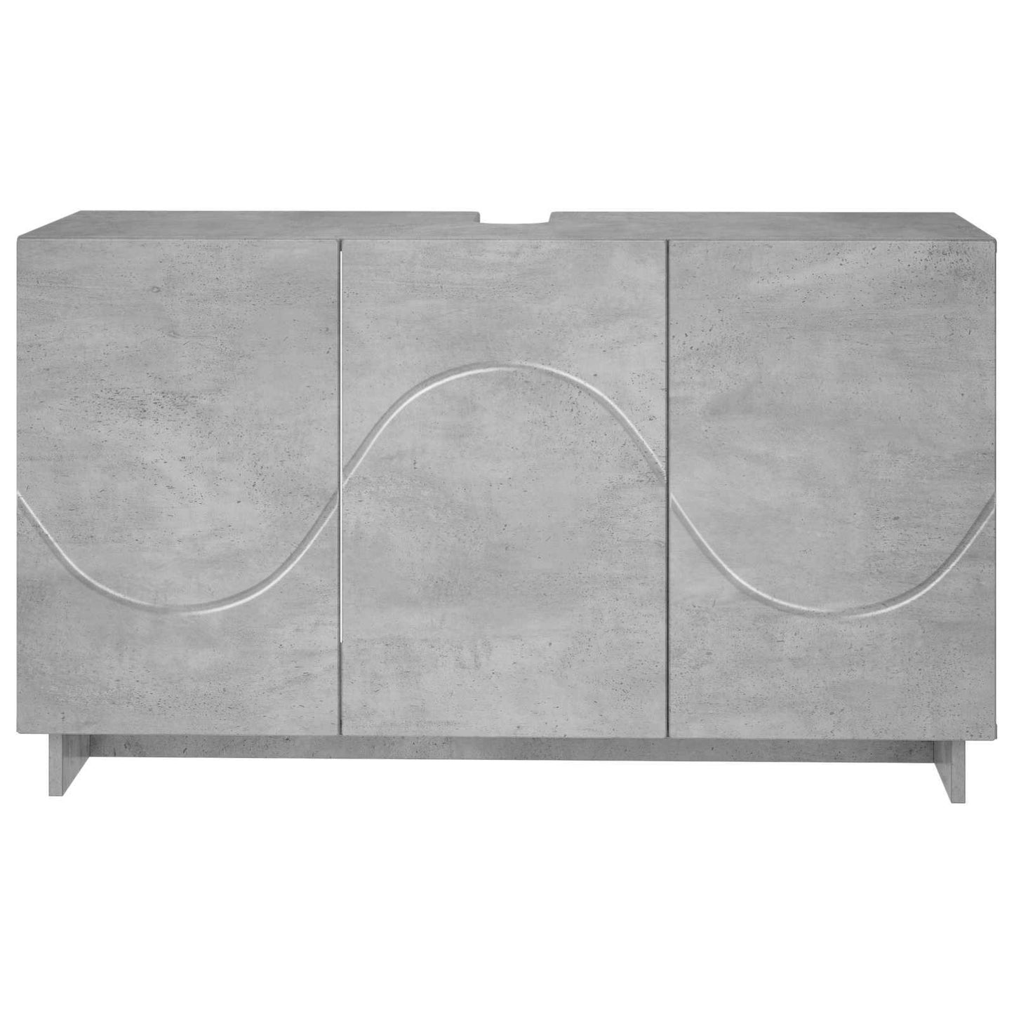 vidaXL Έπιπλο μπάνιου Γκρι Σκυροδέματος 101 x 41 x 58 cm