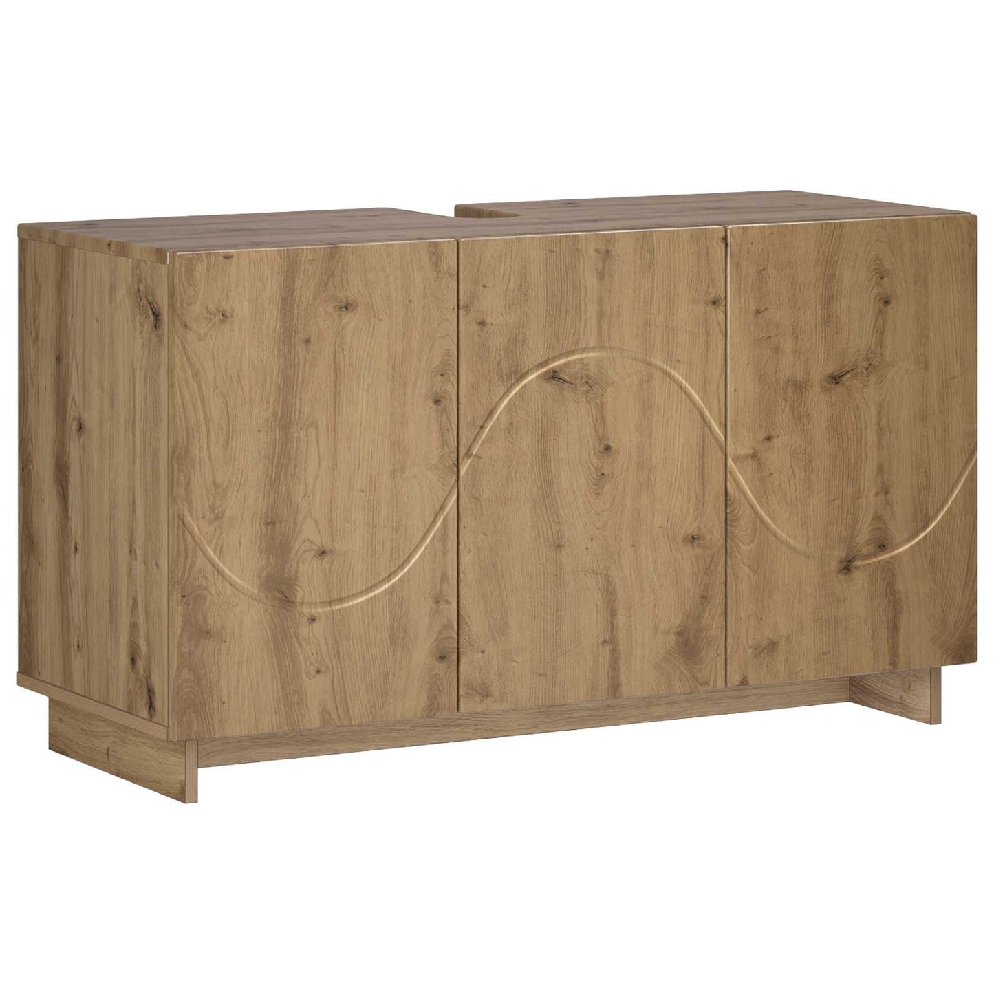 vidaXL Έπιπλο μπάνιου Artisan Δρυς 101 x 41 x 58 cm Επεξεργασμένο ξύλο