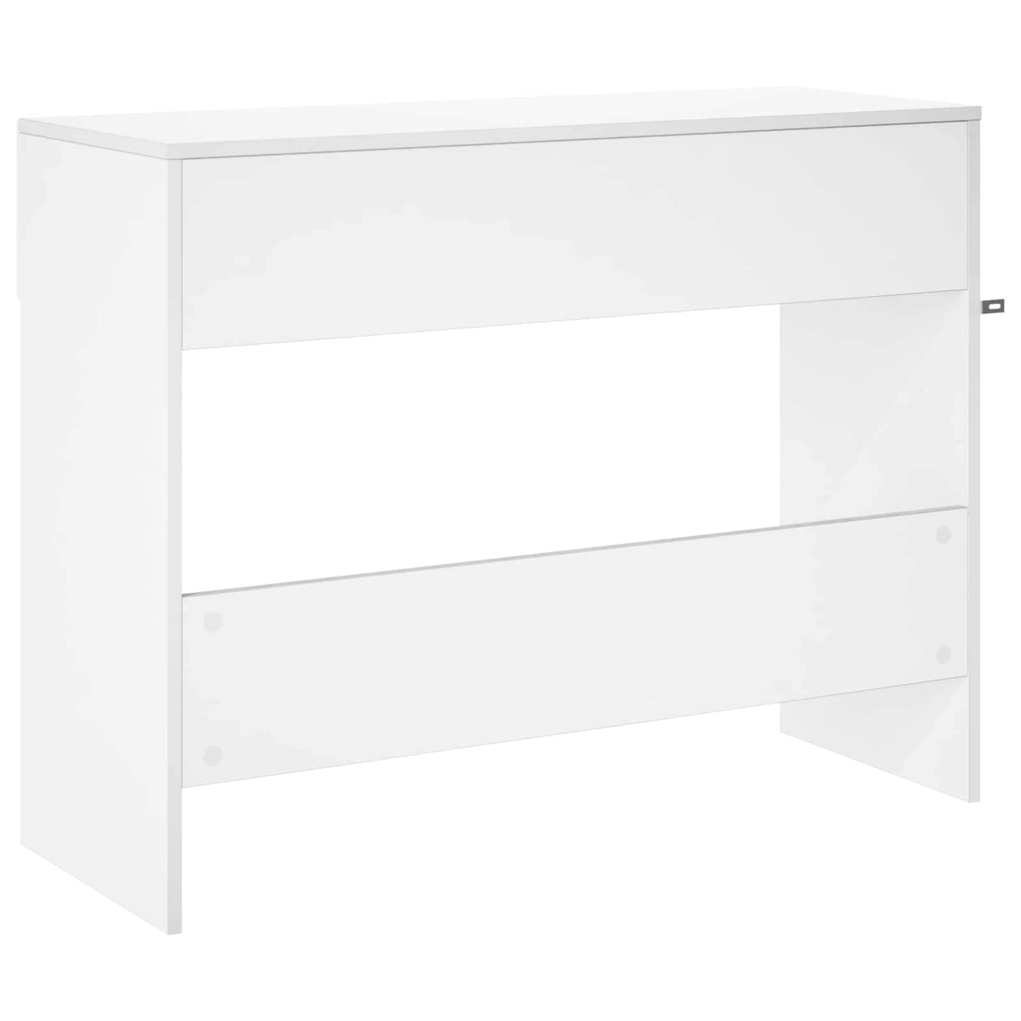 vidaXL Τραπέζι κονσόλας Λευκό 96,5 x 38 x 75 εκ. Επεξεργασμένο Ξύλο