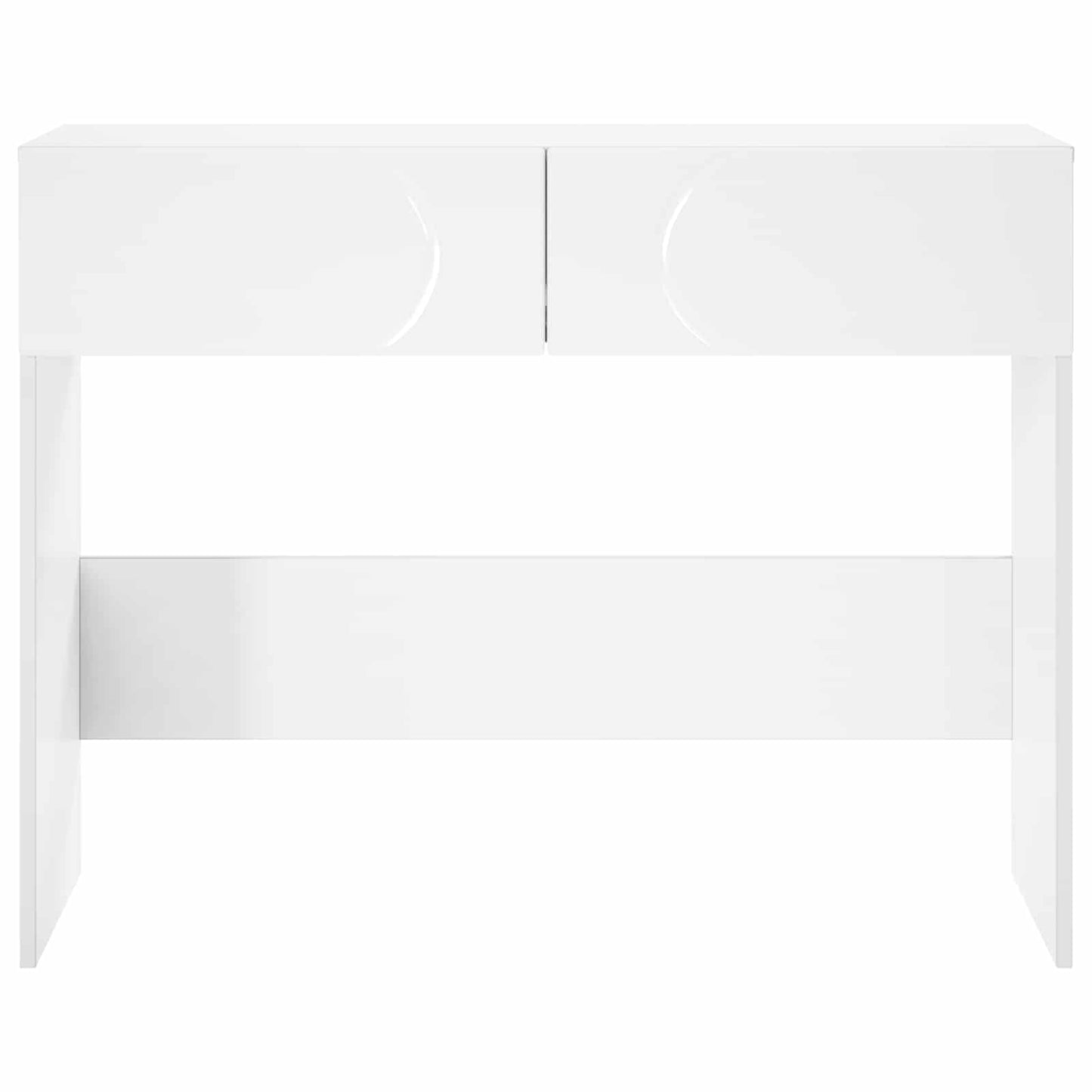 vidaXL Τραπέζι κονσόλας Λευκό 96,5 x 38 x 75 εκ. Επεξεργασμένο Ξύλο