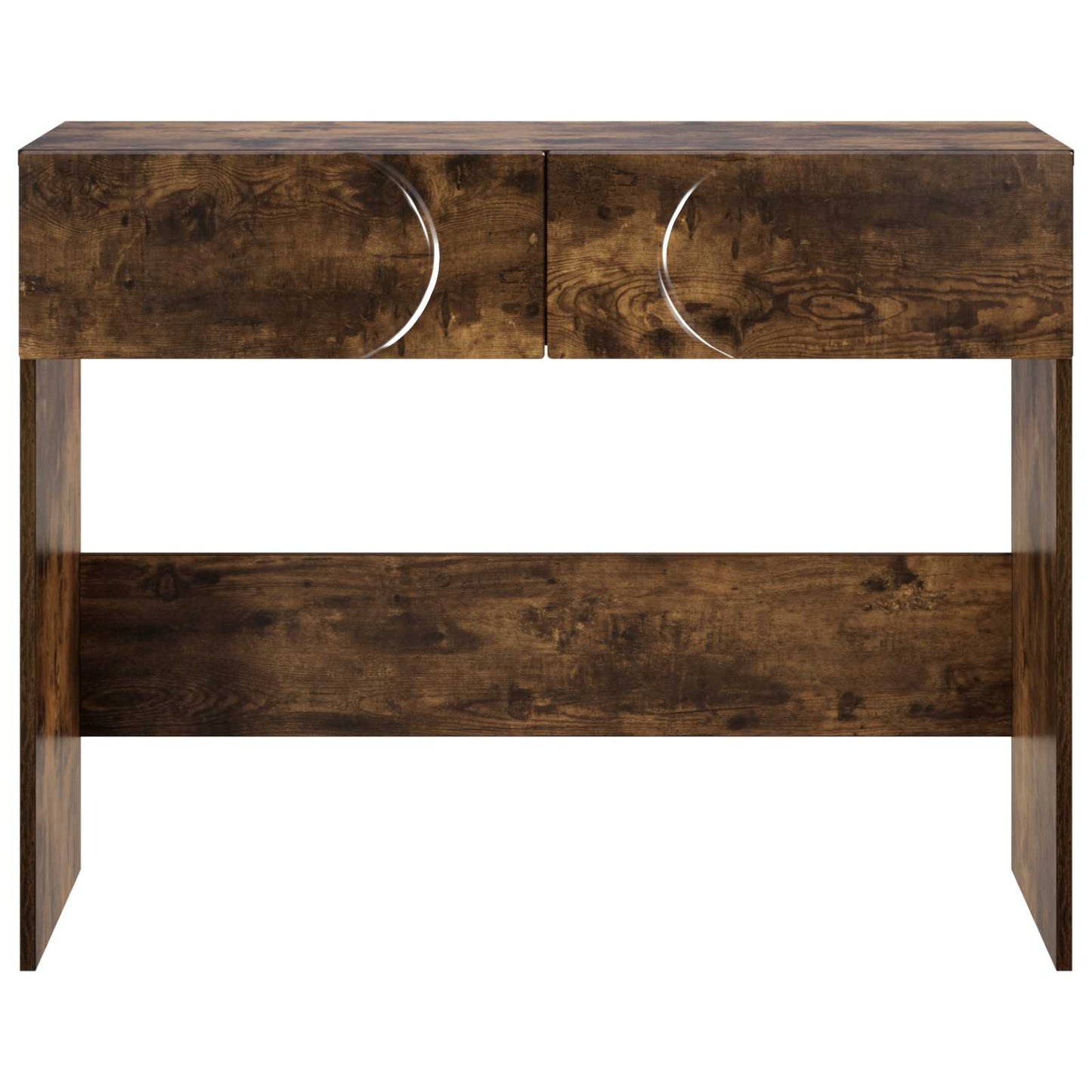 vidaXL Κονσόλα Καπνισμένο Ξύλο Δρυός 96,5 x 38 x 75 εκ.