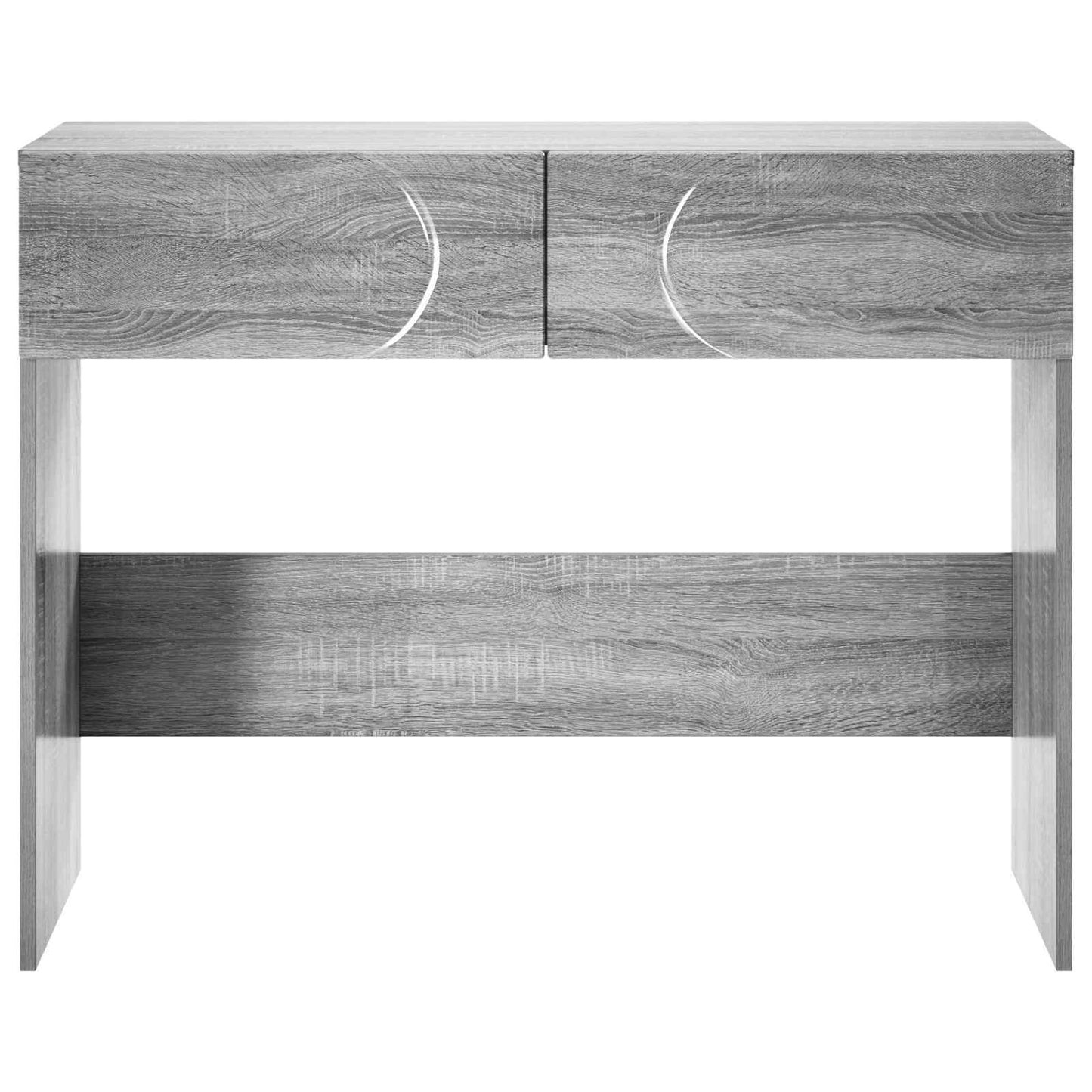 vidaXL Κονσόλα Γκρι Sonoma 96,5 x 38 x 75 εκ. Επεξεργασμένο ξύλο