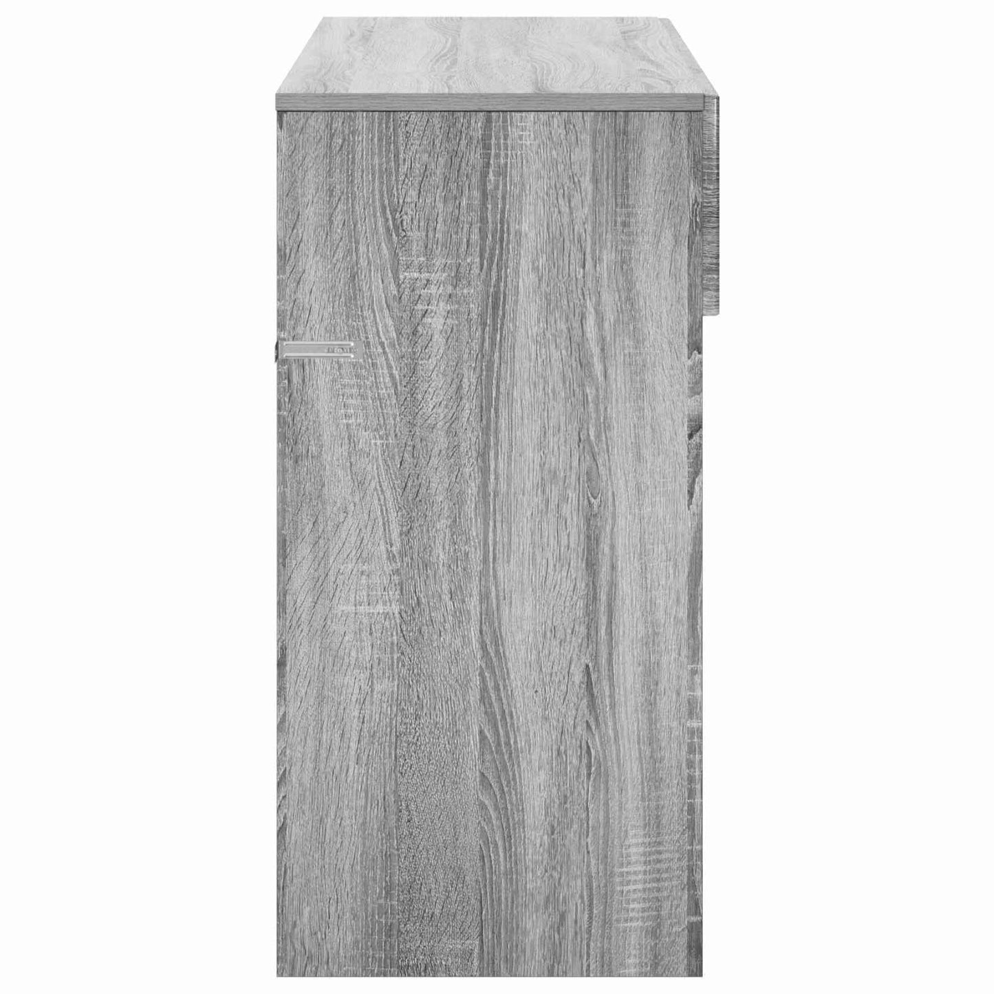 vidaXL Κονσόλα Γκρι Sonoma 96,5 x 38 x 75 εκ. Επεξεργασμένο ξύλο