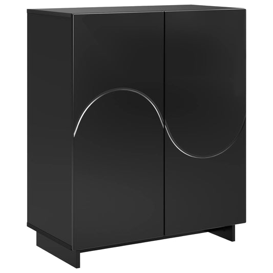 vidaXL Παπουτσοθήκη 73 x 38 x 87,5 εκ. Επεξεργασμένο Ξύλο Μαύρο