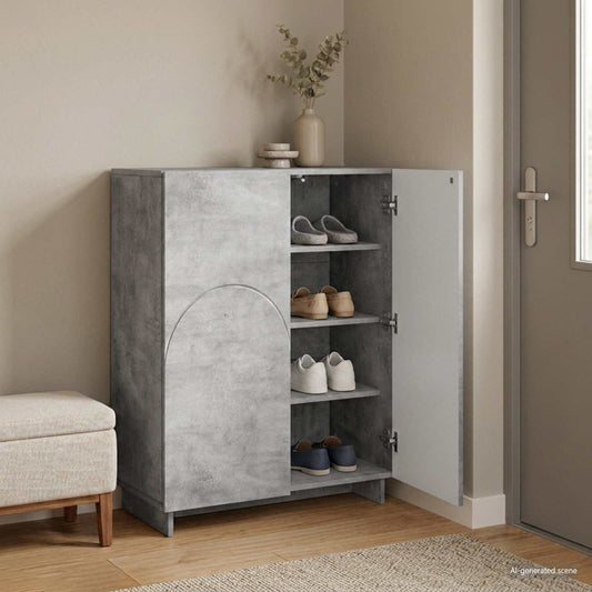 vidaXL Παπουτσοθήκη 73 x 38 x 87,5 εκ. Επεξεργασμένο Ξύλο