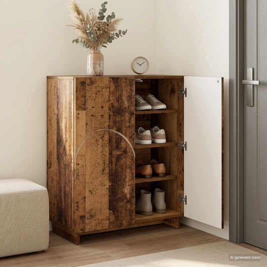 vidaXL Παπουτσοθήκη 73 x 38 x 87,5 εκ. Επεξεργασμένο Ξύλο