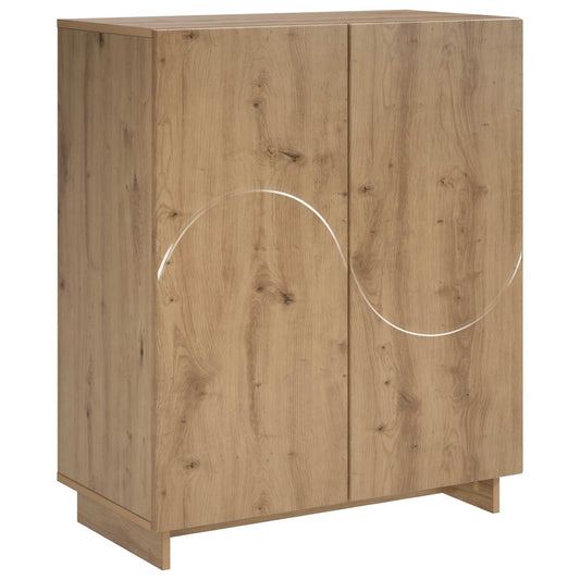 vidaXL Παπουτσοθήκη 73 x 38 x 87,5 εκ. Επεξεργασμένο Ξύλο Artisan Δρυς
