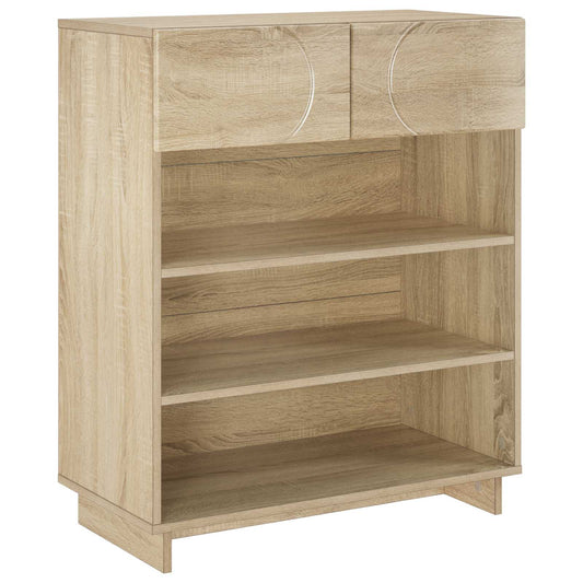 vidaXL Παπουτσοθήκη 73 x 38 x 87,5 εκ. Επεξεργασμένο ξύλο Sonoma Δρυς