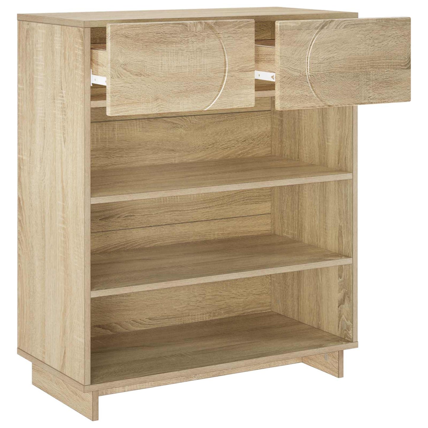 vidaXL Παπουτσοθήκη 73 x 38 x 87,5 εκ. Επεξεργασμένο ξύλο Sonoma Δρυς