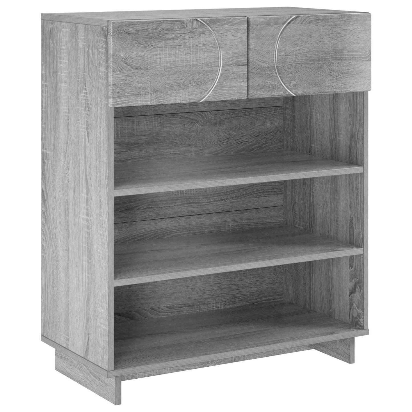 vidaXL Παπουτσοθήκη 73 x 38 x 87,5 εκ. Επεξεργασμένο ξύλο Γκρι Sonoma