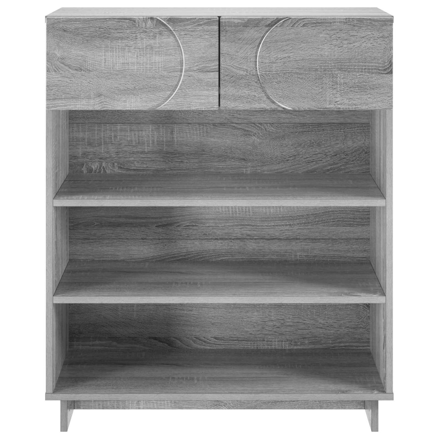 vidaXL Παπουτσοθήκη 73 x 38 x 87,5 εκ. Επεξεργασμένο ξύλο Γκρι Sonoma