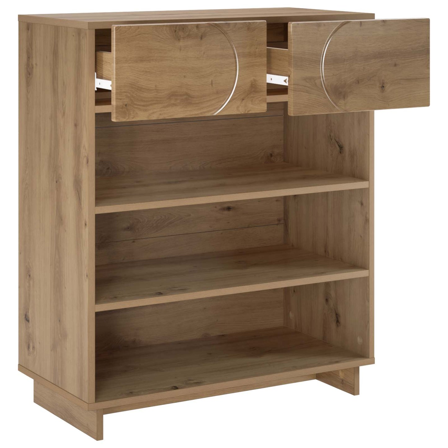 vidaXL Παπουτσοθήκη 73 x 38 x 87,5 εκ. Επεξεργασμένο ξύλο Artisan Δρυς