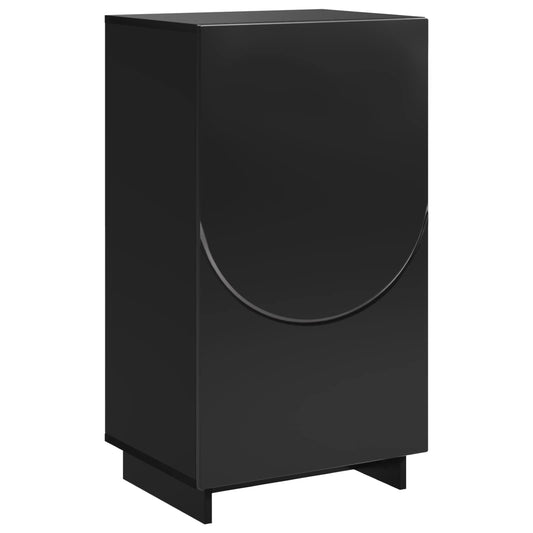 vidaXL Παπουτσοθήκη 48 x 38 x 87,5 εκ. Επεξεργασμένο ξύλο Μαύρο