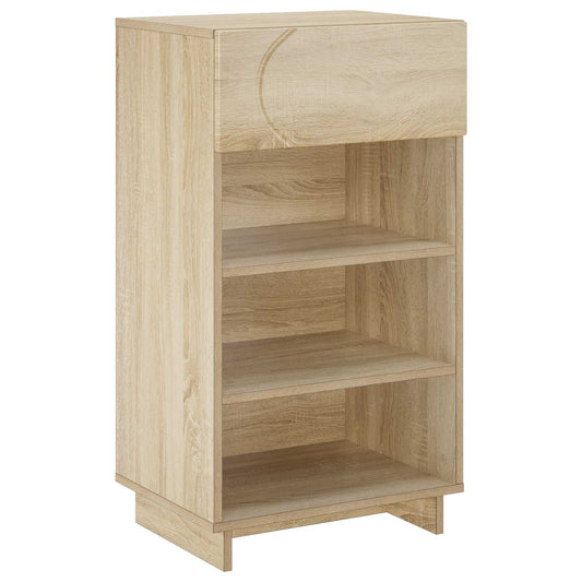vidaXL Παπουτσοθήκη 48 x 38 x 87,5 εκ. Επεξεργασμένο ξύλο Sonoma Δρυς