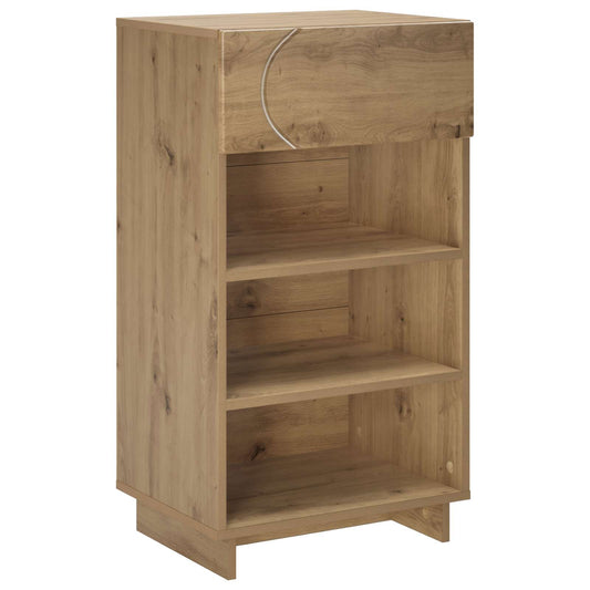 vidaXL Παπουτσοθήκη 48 x 38 x 87,5 εκ. Επεξεργασμένο ξύλο Artisan Δρυς