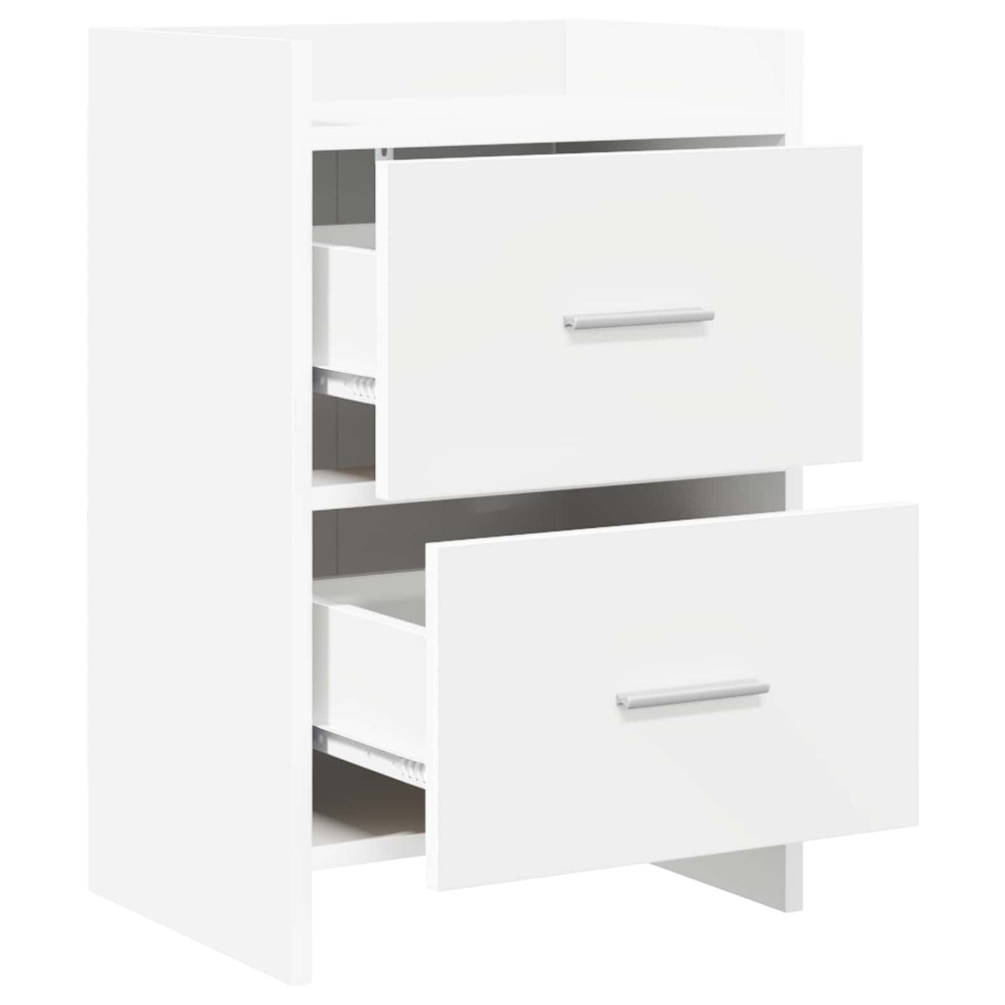 vidaXL Κομοδίνα Λευκό 40 x 30 x 60 cm Επεξεργασμένο Ξύλο