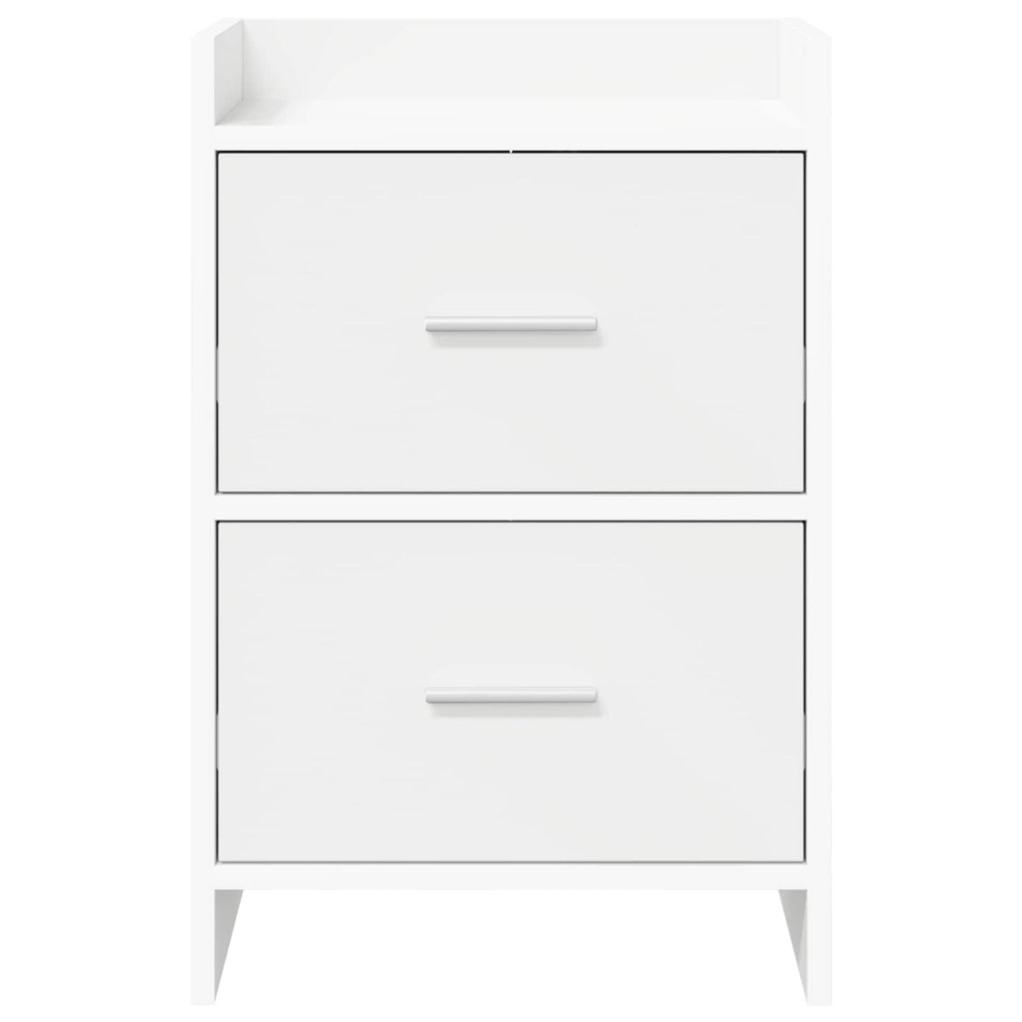 vidaXL Κομοδίνα Λευκό 40 x 30 x 60 cm Επεξεργασμένο Ξύλο