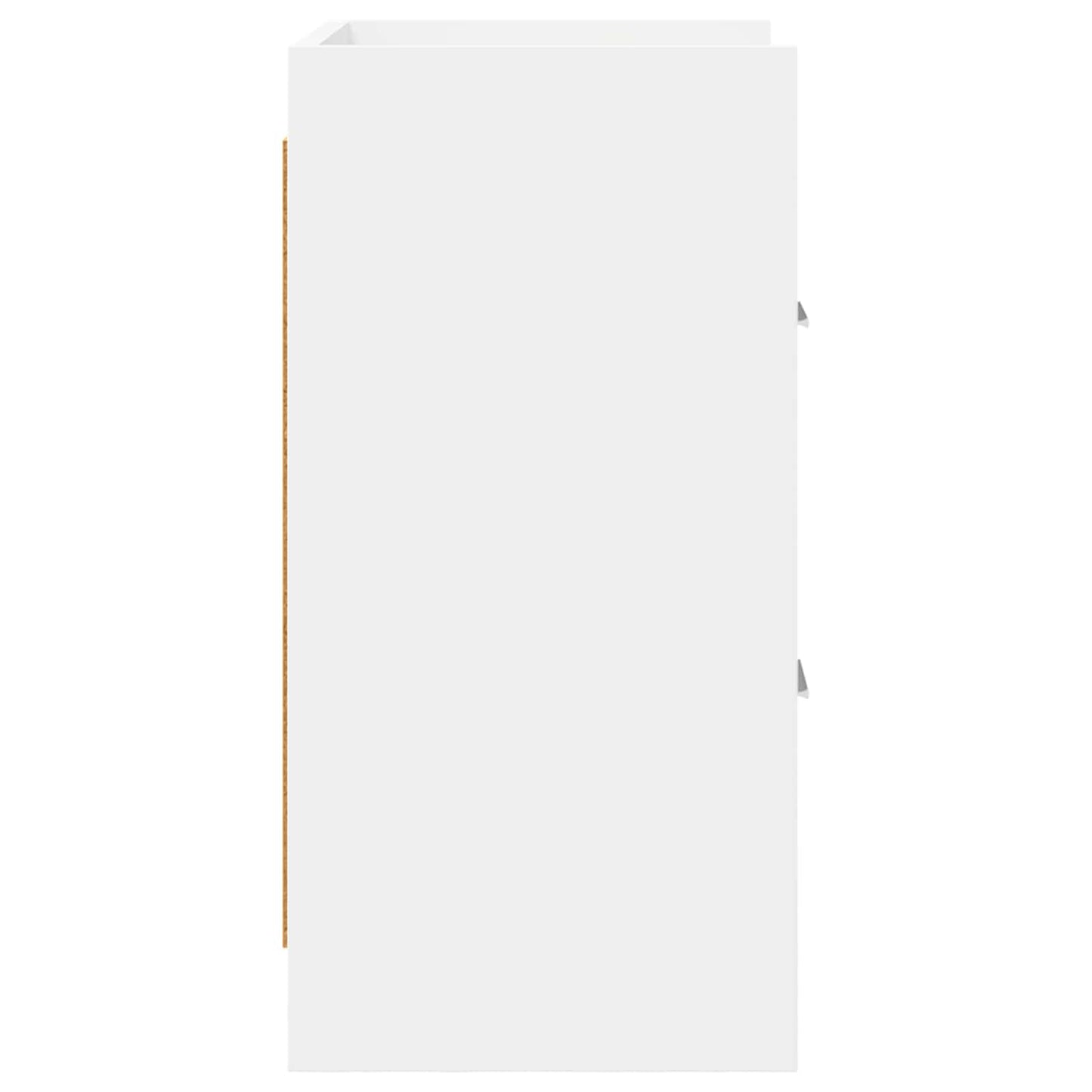 vidaXL Κομοδίνα Λευκό 40 x 30 x 60 cm Επεξεργασμένο Ξύλο