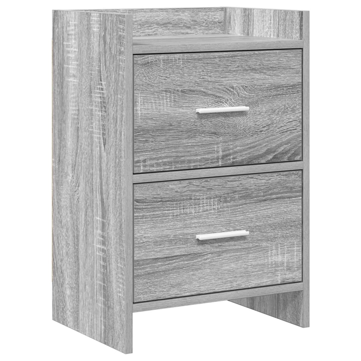 vidaXL Κομοδίνα Γκρι Sonoma 40 x 30 x 60 cm Επεξεργασμένο Ξύλο