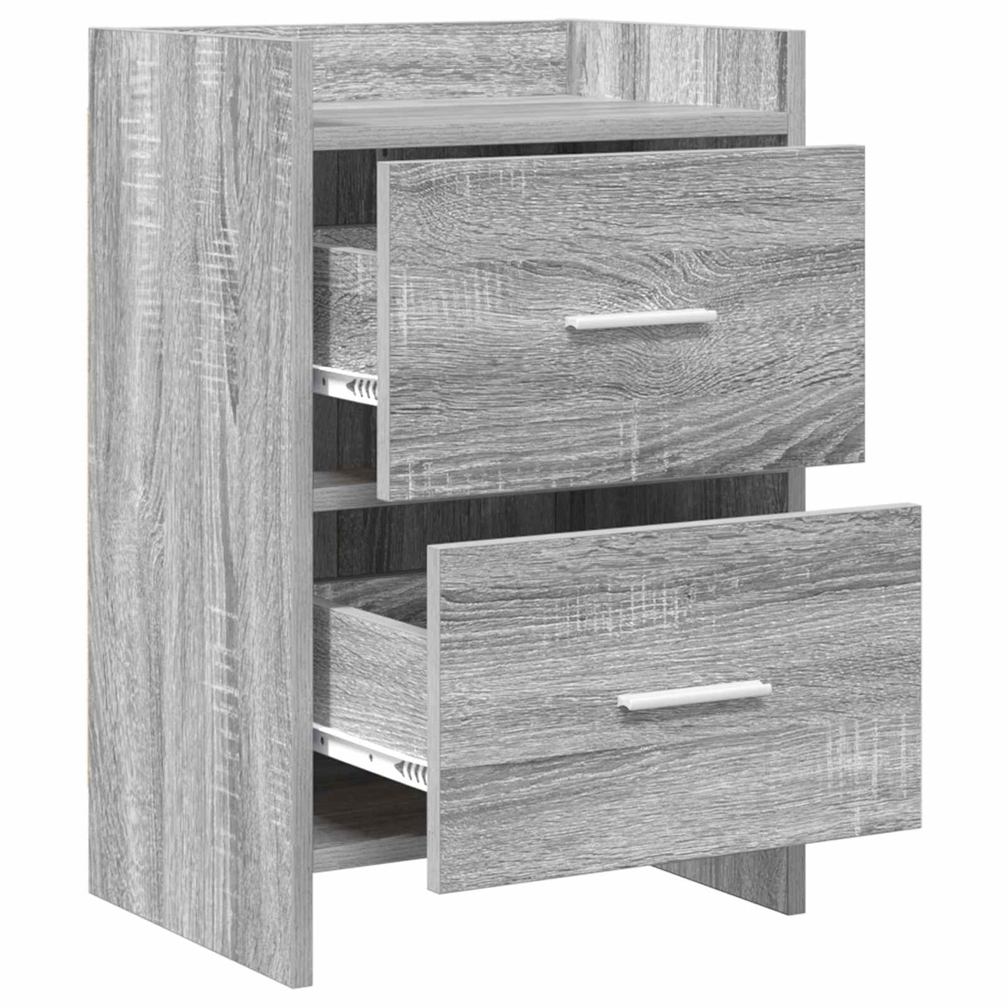 vidaXL Κομοδίνα Γκρι Sonoma 40 x 30 x 60 cm Επεξεργασμένο Ξύλο