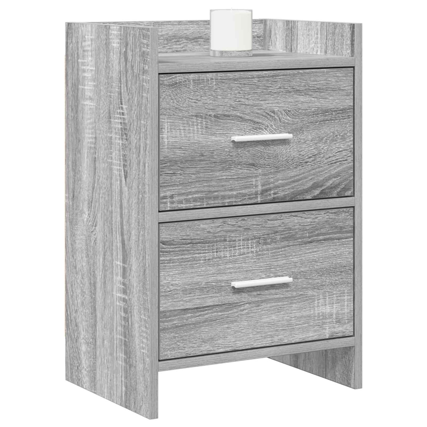 vidaXL Κομοδίνα Γκρι Sonoma 40 x 30 x 60 cm Επεξεργασμένο Ξύλο