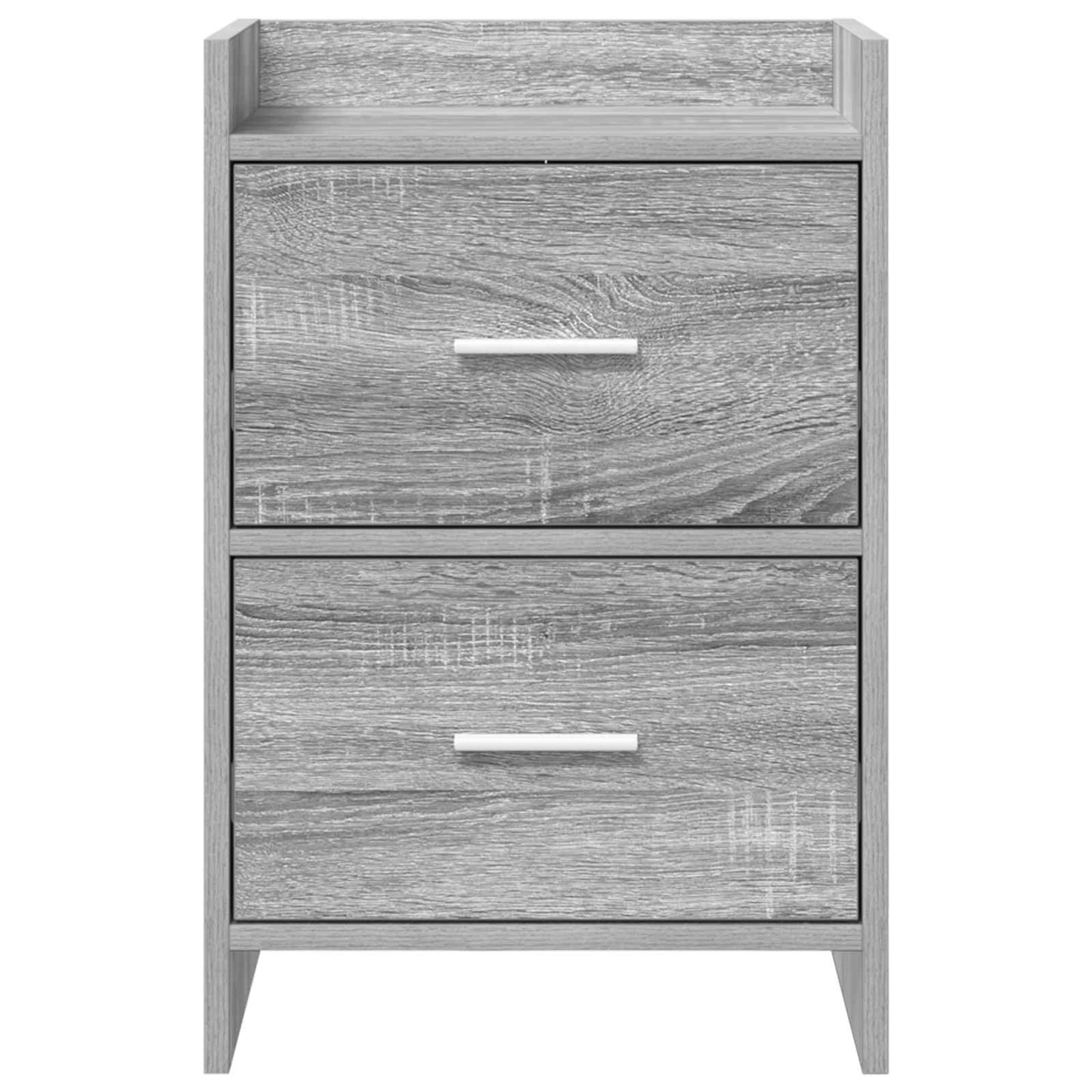 vidaXL Κομοδίνα 2 τμχ. Γκρι Sonoma 40 x 30 x 60 cm Επεξεργασμένο Ξύλο