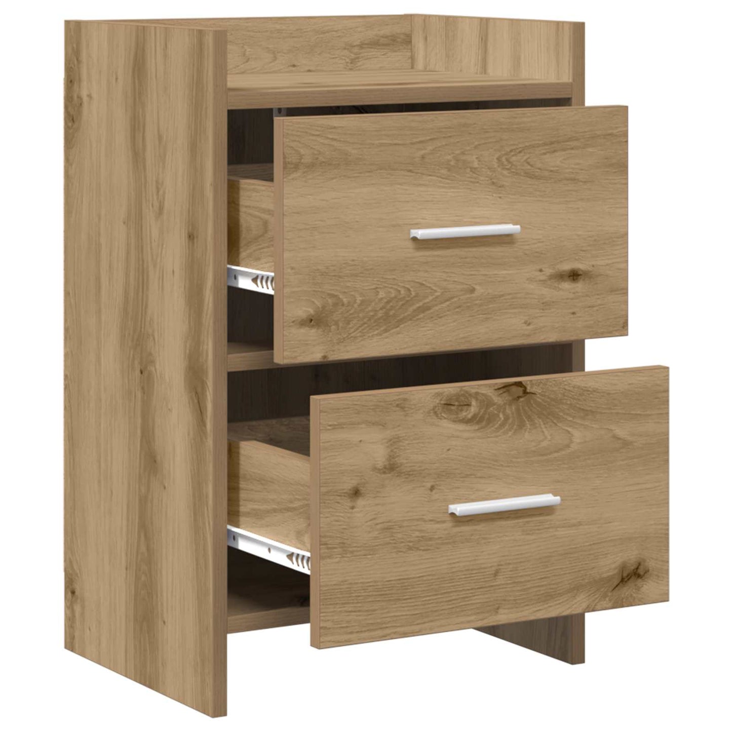 vidaXL Κομοδίνα Artisan Δρυς 40 x 30 x 60 cm Επεξεργασμένο Ξύλο