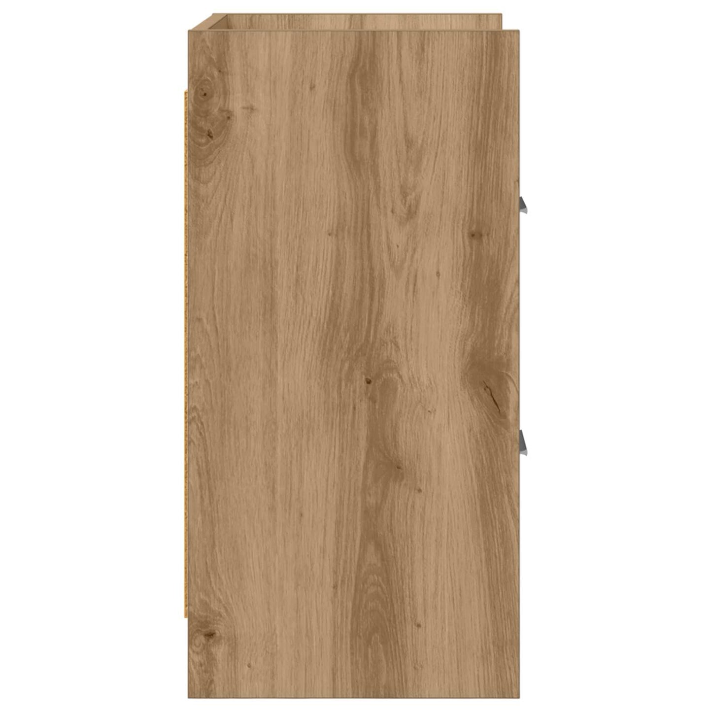 vidaXL Κομοδίνα Artisan Δρυς 40 x 30 x 60 cm Επεξεργασμένο Ξύλο