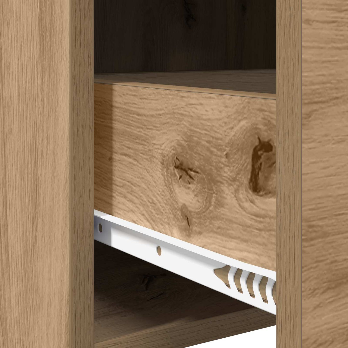 vidaXL Κομοδίνα 2 τμχ. Artisan Δρυς 40 x 30 x 60 cm Επεξεργασμένο Ξύλο