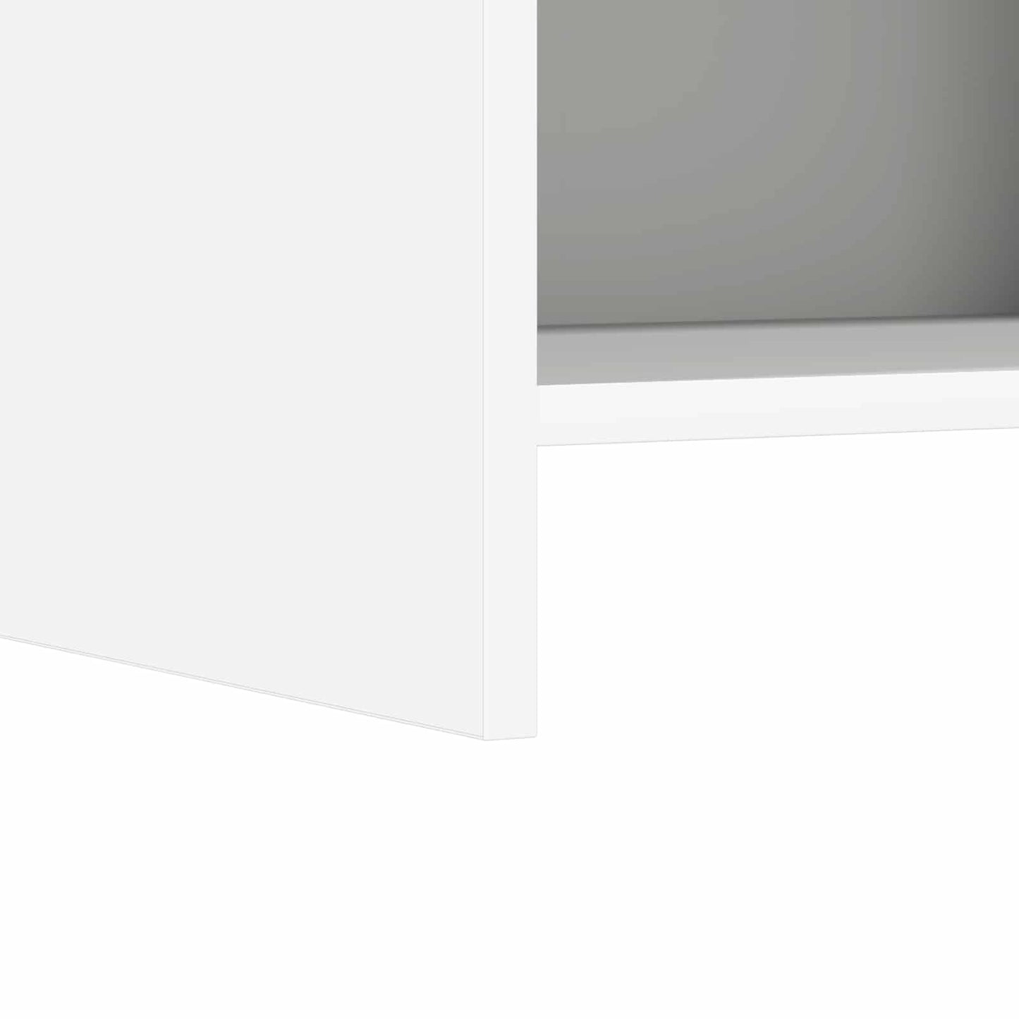 vidaXL Κομοδίνα Λευκό 40 x 30 x 60 cm Επεξεργασμένο Ξύλο