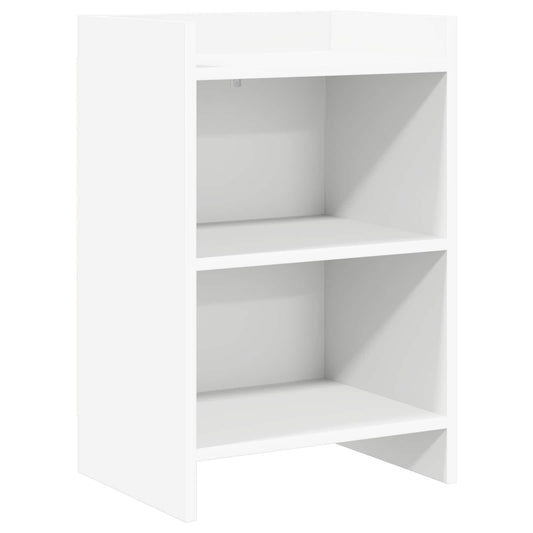 vidaXL Κομοδίνα Λευκό 40 x 30 x 60 cm Επεξεργασμένο Ξύλο