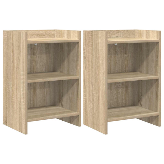 vidaXL Κομοδίνα 2 τμχ. Sonoma Δρυς 40 x 30 x 60 cm Επεξεργασμένο Ξύλο