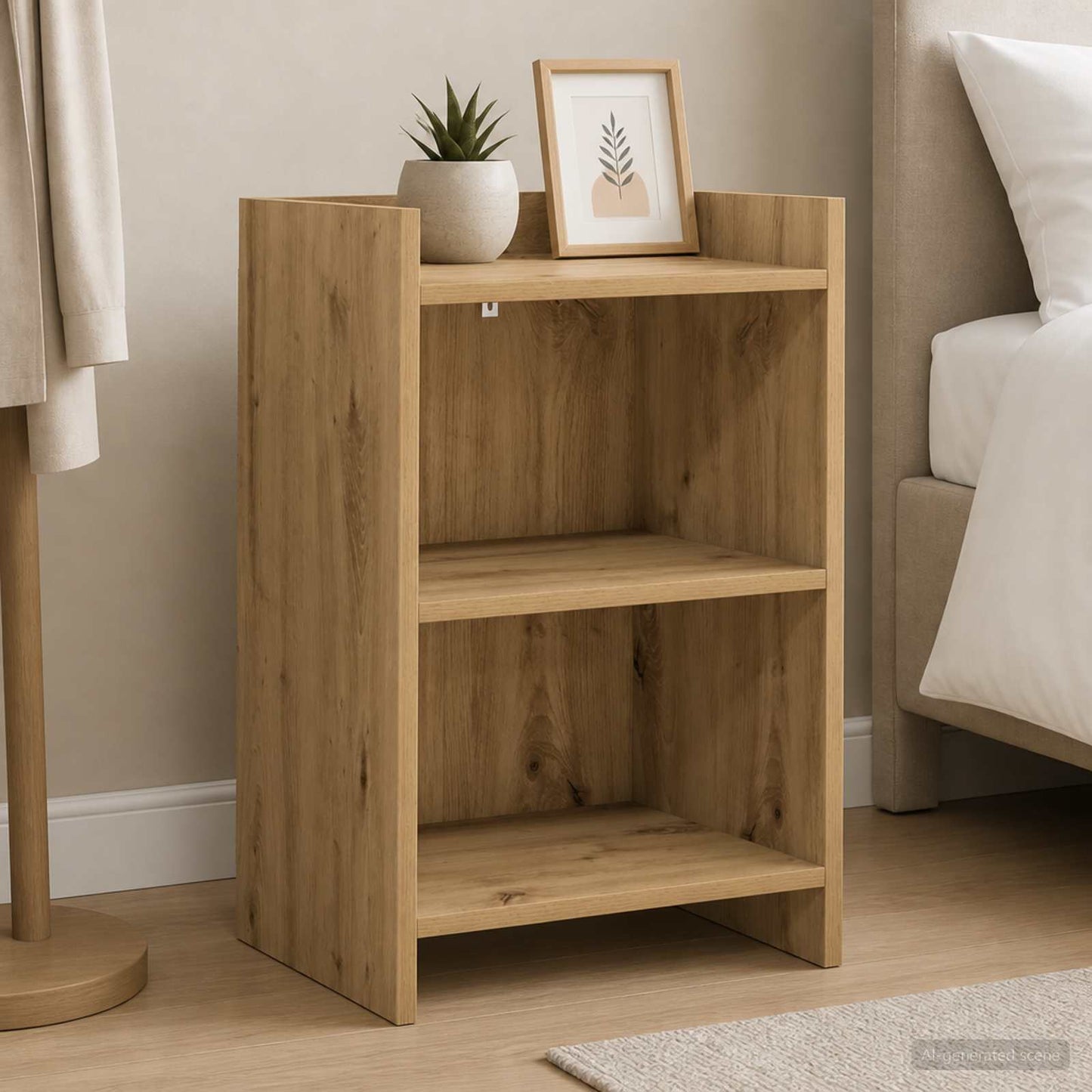 vidaXL Κομοδίνα 2 τεμ. Artisan Δρυς 40 x 30 x 60 cm Επεξεργασμένο Ξύλο