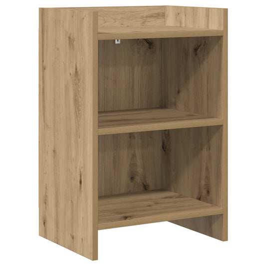 vidaXL Κομοδίνα Artisan Δρυς 40 x 30 x 60 cm Επεξεργασμένο Ξύλο