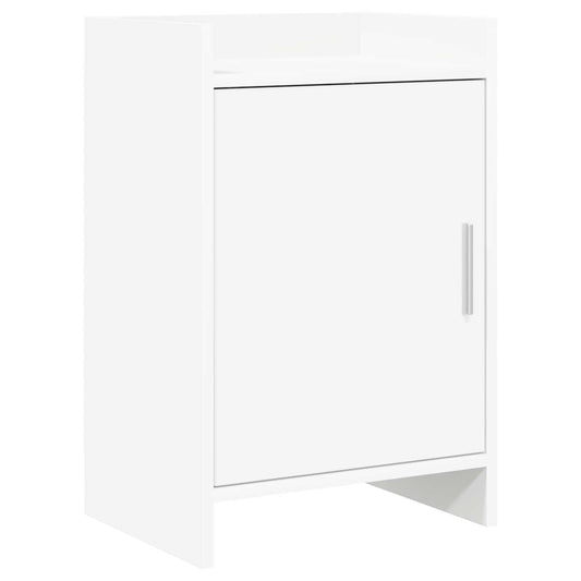 vidaXL Κομοδίνα Λευκό 40 x 30 x 60 cm Επεξεργασμένο Ξύλο