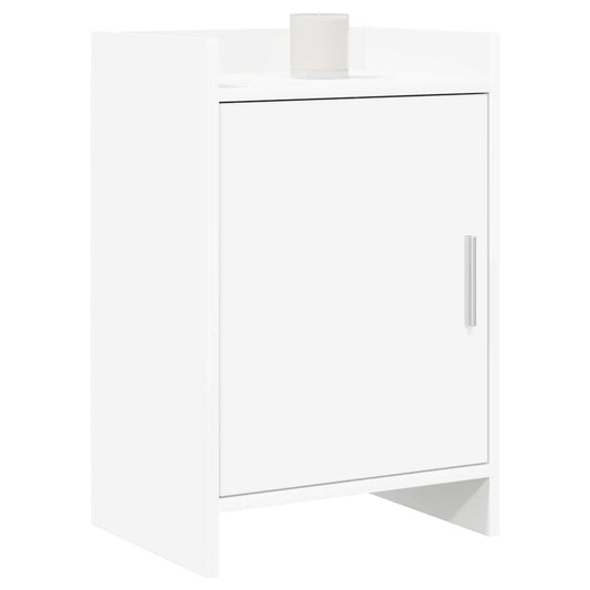 vidaXL Κομοδίνα 2 τμχ. Λευκό 40 x 30 x 60 cm Επεξεργασμένο Ξύλο
