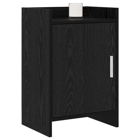 vidaXL Κομοδίνα 2 τμχ. Μαύρη Δρυς 40 x 30 x 60 cm Επεξεργασμένο Ξύλο