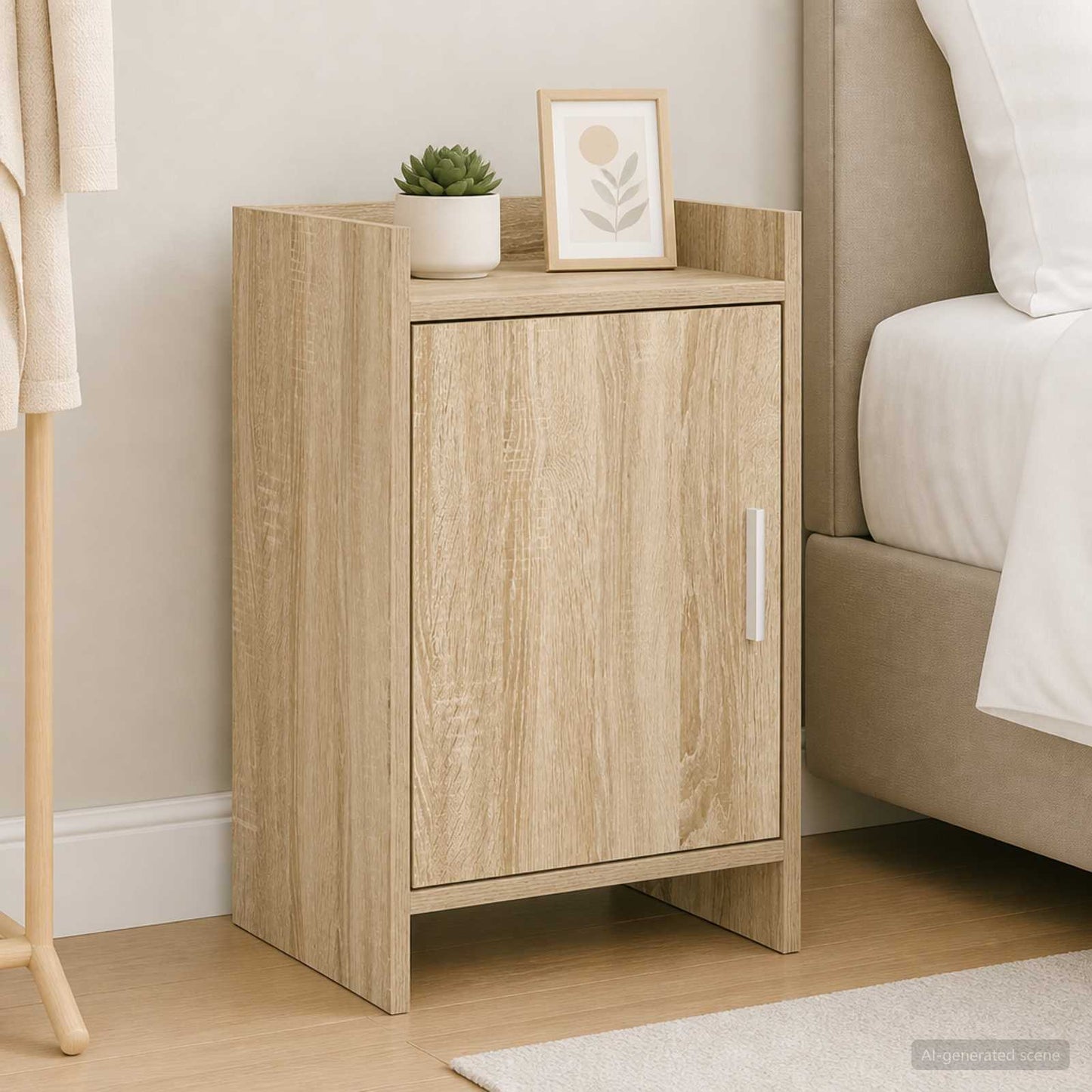 vidaXL Κομοδίνα Sonoma Δρυς 40 x 30 x 60 cm Επεξεργασμένο Ξύλο