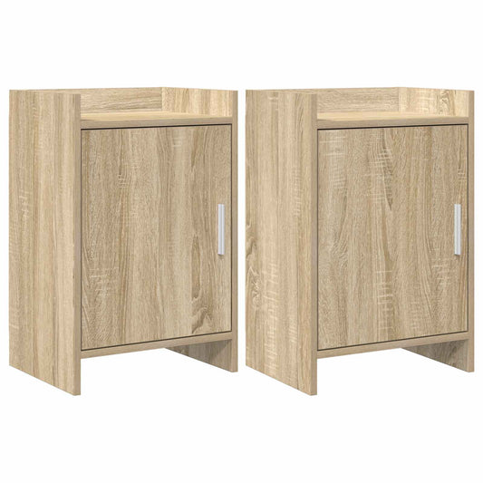 vidaXL Κομοδίνα 2 τμχ. Sonoma Δρυς 40 x 30 x 60 cm Επεξεργασμένο Ξύλο
