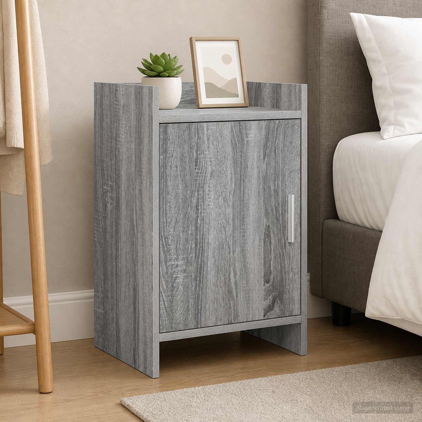 vidaXL Κομοδίνα 2 τμχ. Γκρι Sonoma 40 x 30 x 60 cm Επεξεργασμένο Ξύλο