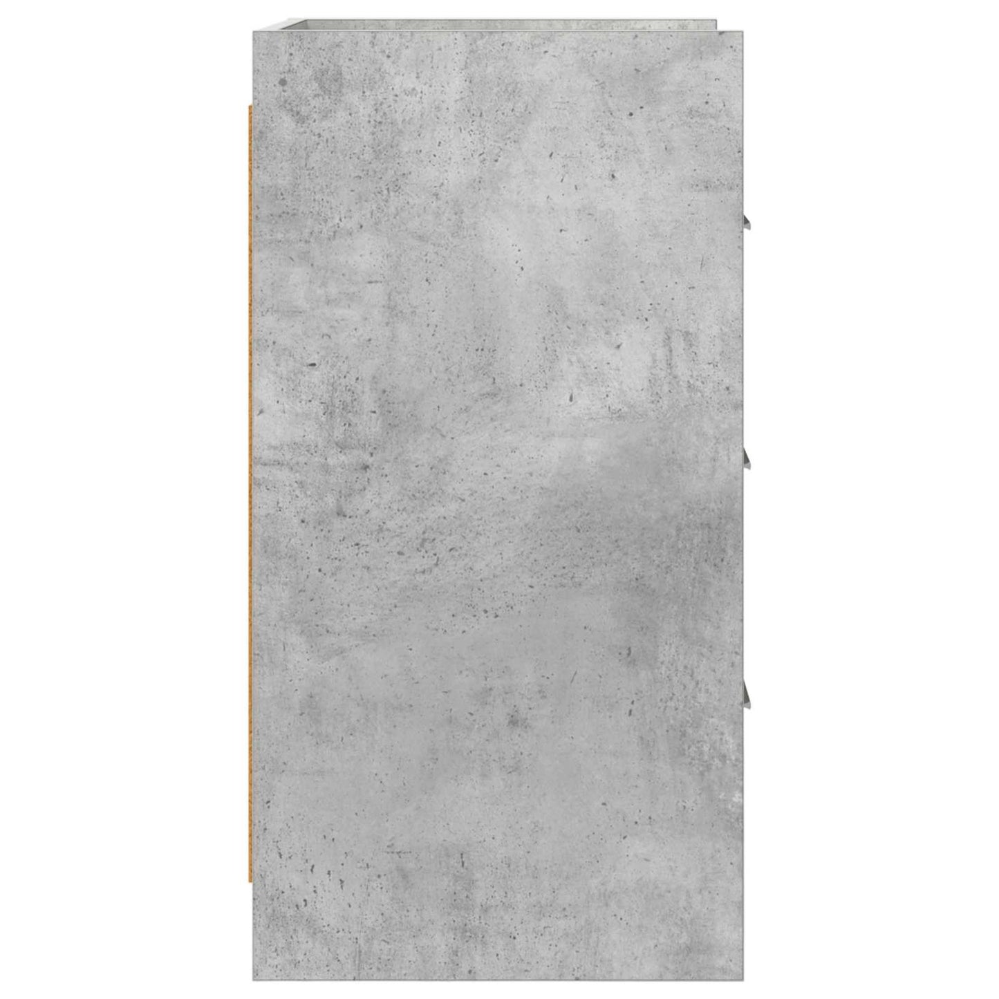 vidaXL Κομοδίνα Γκρι Σκυροδέματος 40 x 36 x 70 εκ. Επεξεργασμένο Ξύλο