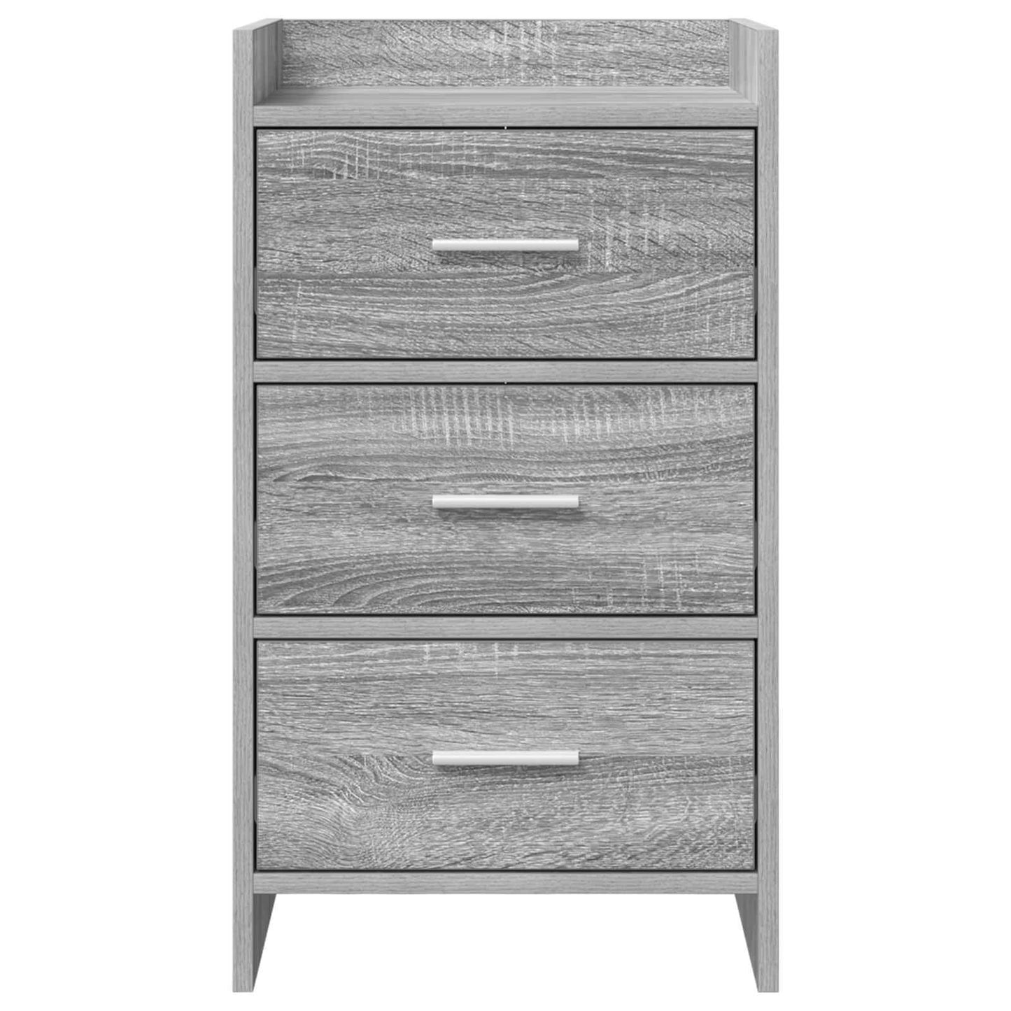 vidaXL Κομοδίνα Γκρι Sonoma 40 x 36 x 70 εκ. Επεξεργασμένο Ξύλο