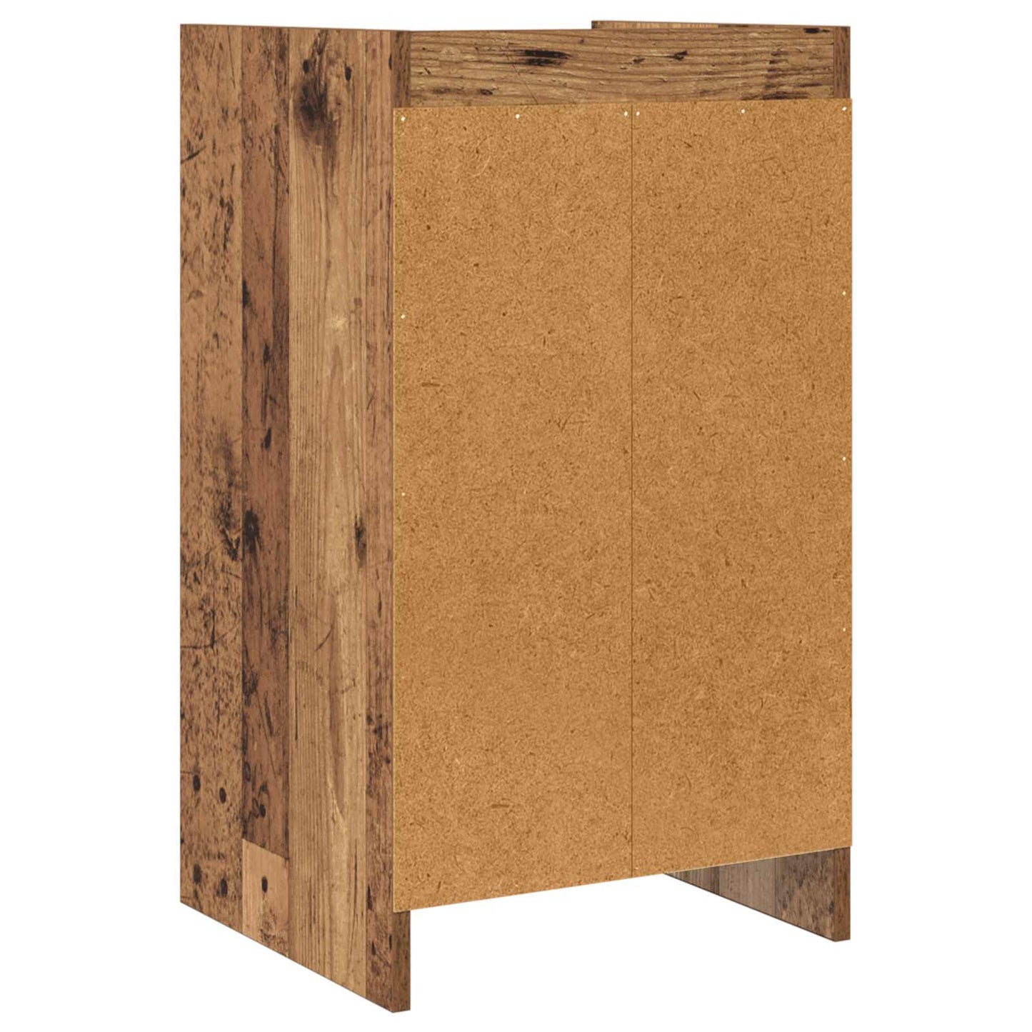 vidaXL Κομοδίνα Παλαιωμένο ξύλο 40 x 36 x 70 εκ. Επεξεργασμένο Ξύλο