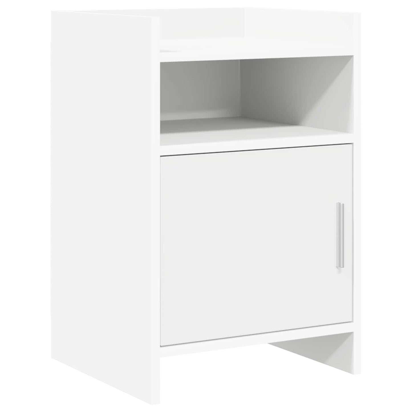 vidaXL Κομοδίνα Λευκό 40 x 36 x 60 εκ Επεξεργασμένο Ξύλο