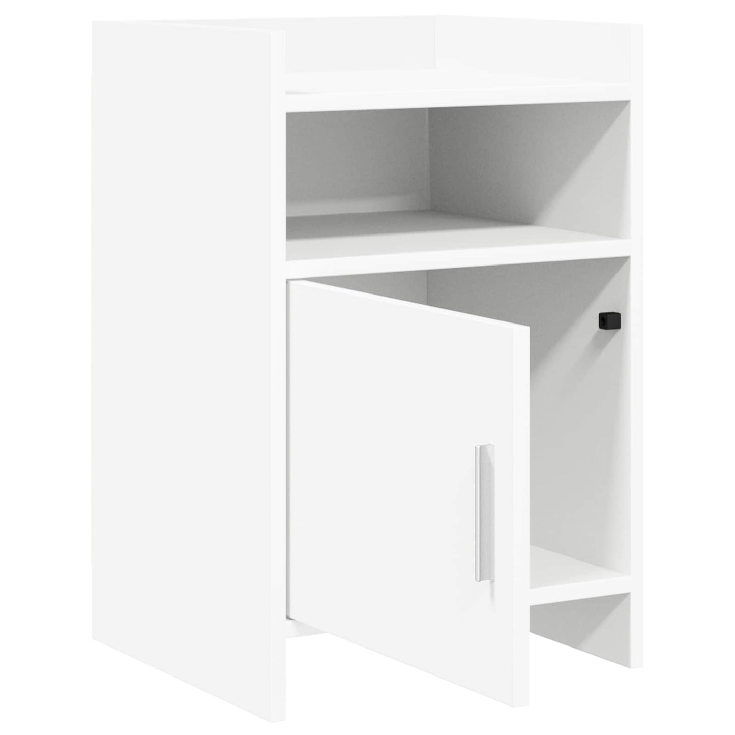 vidaXL Κομοδίνα Λευκό 40 x 36 x 60 εκ Επεξεργασμένο Ξύλο